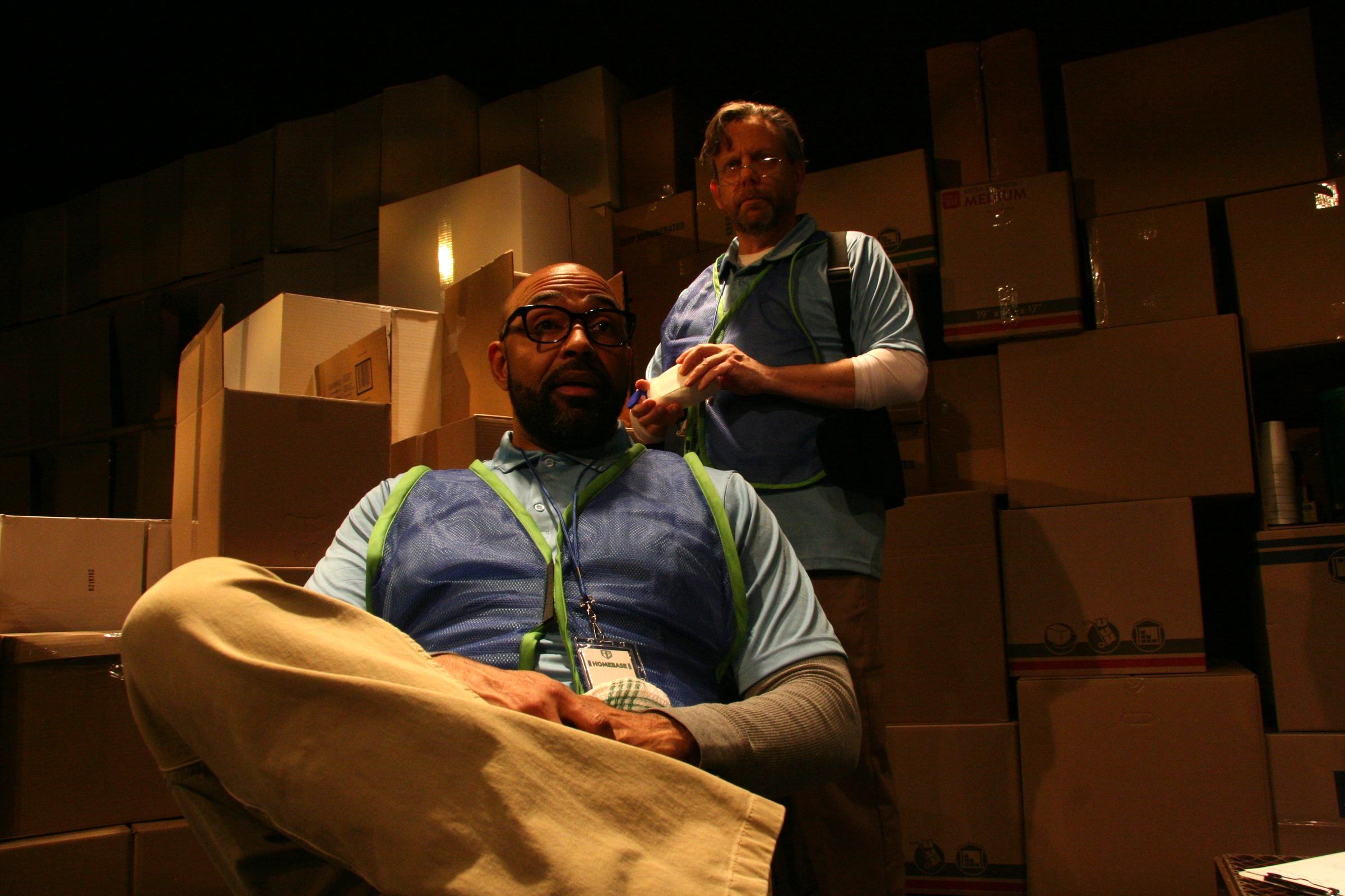 Jelani Julyus on stage in In the Back/On the Floor