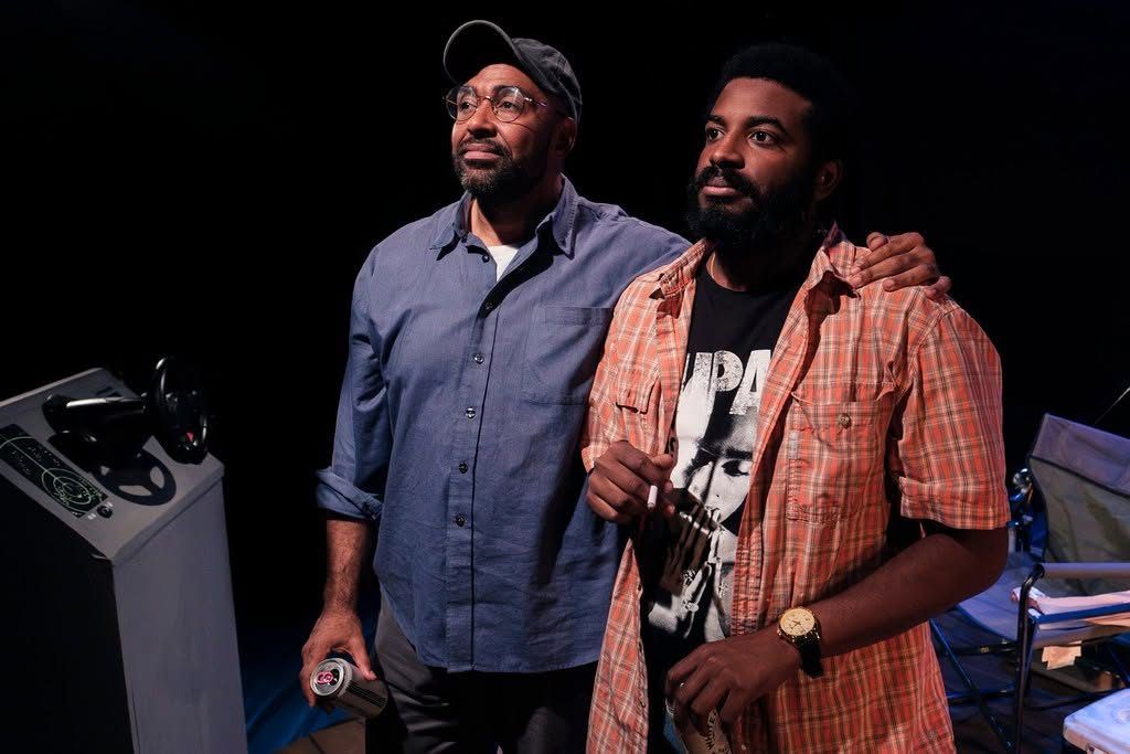 Jelani Julyus on stage in Inheritance or Brothers from the Deep